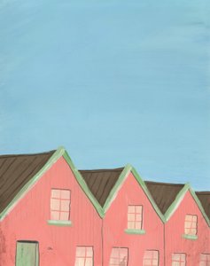 House, 2013 (kağıt üzerine yağlı boya)