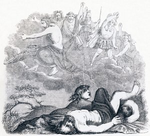 Jüpiter ve gök gürültüsü - La Fontaine'in Masalları by Grandville