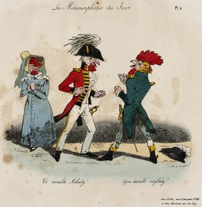 Daily Metamorphoses, No. 8 (el boyaması taş) by Grandville