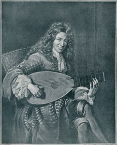 Charles Mouton, c1626-1710. Fransız lavtacı ve lavta bestecisi, 1909
