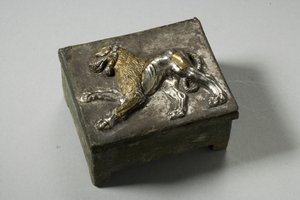 Box, Hellenistic (parcel gilt silver) (see 270390 for lid) by Greek