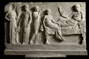 Yunan Sanatı: Komedyenler tarafından Dionysos Bacchus