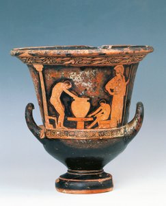 Krater, Athena