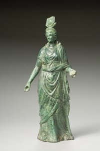 Isis Fortuna Heykeli, Helenistik, MÖ 1. yüzyıl - MS 1. yüzyıl (bronz) (arkadan görünüm için 270388