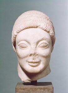 'Rayet Başı', Attic, Dipylon'dan, MÖ 530 dolayları (mermer)