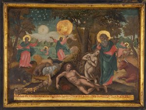 Credo in Deum, Yaratılış The Creed of the Apostles, 1700 by Greek icon
