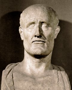 Alcibiade büstü (MÖ 450-404) devlet adamı ve Atinalı General Roma, musei capitolini