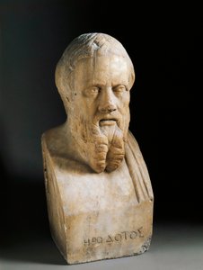 Herodot büstü, MÖ 4. yüzyıl (Mermer heykel)