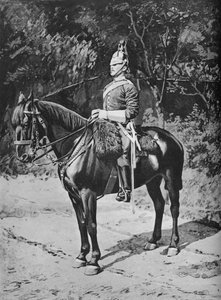 Birlik Başçavuş, 3., Galler Prensi Dragoon Muhafızları, c1880