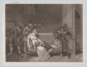 Hırsızların İlk Sahnesi, ca. 1805. by Gror