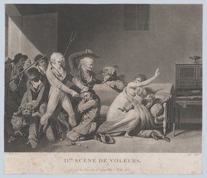 Hırsızların İkinci Sahnesi, ca. 1805. by Gror