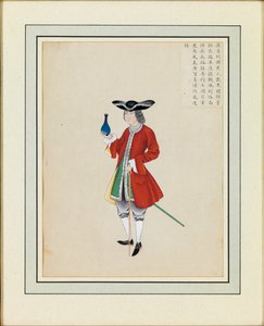 Bir yabancının portresi, c.1765 by Guanpeng Ding