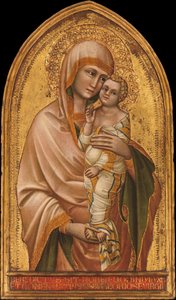 Madonna ve Çocuk. by Guariento