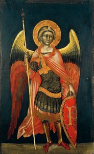 Angel by Guariento (aktif 1338-1367 veya 1370), panelde tempera, yaklaşık 1354 by Guariento di Arpo