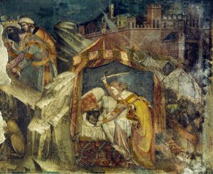 Judith, Holofernes'i öldürüyor