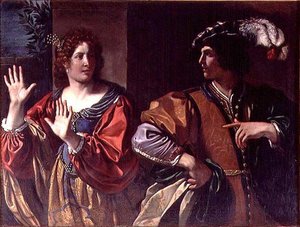 Semiramis (tuval üzerine yağlı boya) by Guercino