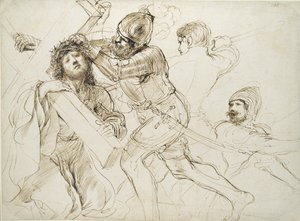 Haç Taşıyan İsa, c1625-1628 by Guercino
