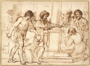 Damon ve Pythias by Guercino