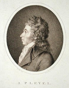 Ignaz Joseph Pleyel (1757-1831), F.W. Nettling tarafından oyulmuş by Guerin (after)