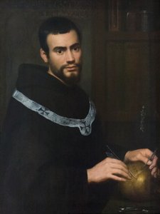 Genç bir keşişin portresi (tuval üzerine yağlıboya) by Guido Cagnacci