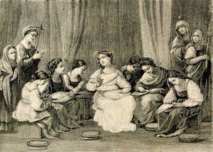 Bakirenin Ergenliği, Guido Reni (1575-1642), Kutsal Evin Kutsal Alanı, Loreto, Marche, İtalya by Guido Reni