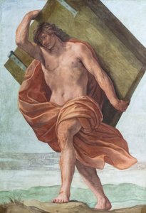 Aldobrandini düğün odasının tavan freskleri, Samson hikayelerinden sahneleri tasvir ediyor (fresk) by Guido Reni