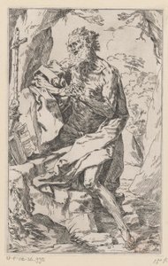 Vahşi Doğada Aziz Jerome by Guido Reni