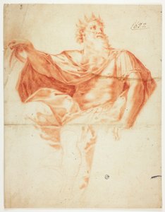 Arp ve Mezmur Kitabı ile Kral Davut için Çalışma by Guido Reni