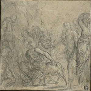 Köylülerden Hediye Alan Aziz Benedict Çalışması by Guido Reni