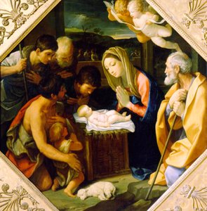 Mesih Çocuğunun Hayranlığı, c1640 by Guido Reni