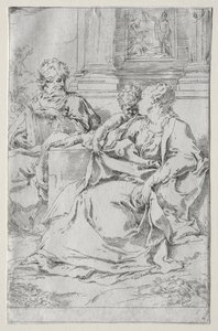 Kutsal Aile. by Guido Reni