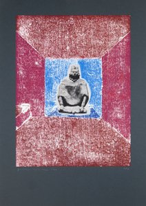 Görünmez Oda nº2, 2019 (gravür ve serigrafi) by Guilherme Pontes
