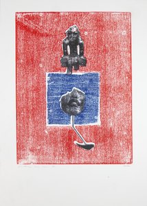 Görünmez Oda nº3, 2019 (gravür ve serigrafi) by Guilherme Pontes
