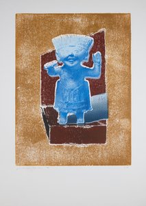 Görünmez Oda nº4, 2019 (gravür ve serigrafi) by Guilherme Pontes