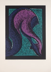 Çapraz Bacaklar Nº2, 2019 (linocut)