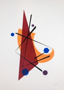 Hareket Nº5, 2019 (serigrafi) by Guilherme Pontes