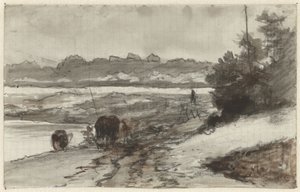 Manzara by Guillaume Anne van der Brugghen