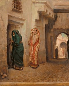 Gizli Bir Buluşma, 1863 by Guillaume Charles Brun