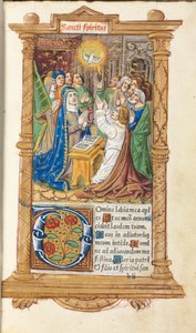 Basılı Saatler Kitabı Roma Kullanımı: fol. 58r, Pentekost, 1510.