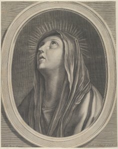Bakire yukarı bakıyor..., ca. 1650-1704. by Guillaume Vallet
