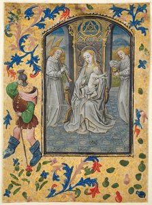 Saatler Kitabından Bir Yaprak: Tapınakta Sunum, c. 1470-1480.