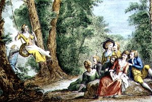 Florentine Games, Swing (renkli gravür)