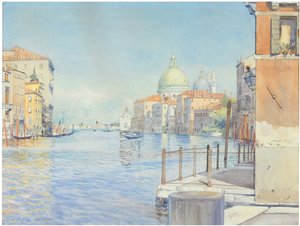 Büyük Kanal, Venedik, Santa Maria della Salute ile