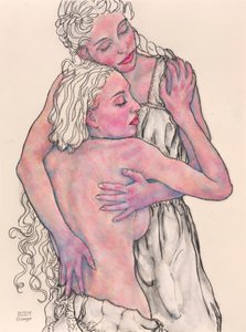 anne ve kızı by Gunter Langer