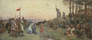 Ansgar Hıristiyanlığı Vaaz Eder, 1889