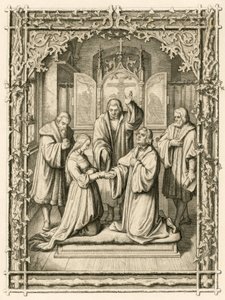 Düğün Martin Luther ve Katharina von Bora (Catherine de Bore by Gustav Ferdinand Leopold Konig