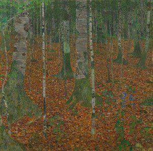 Huş Ormanı, 1903. by Gustav Klimt