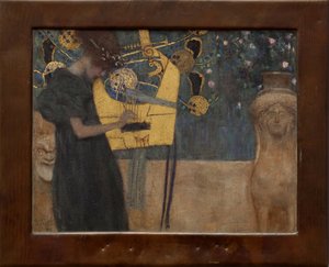 müzik ben by Gustav Klimt