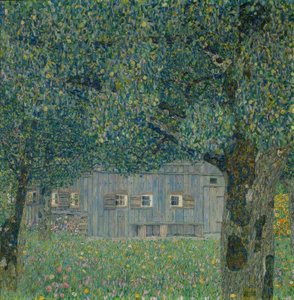Yukarı Avusturya çiftlik evi by Gustav Klimt