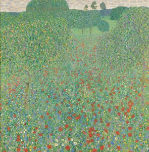 haşhaş tarlası by Gustav Klimt
